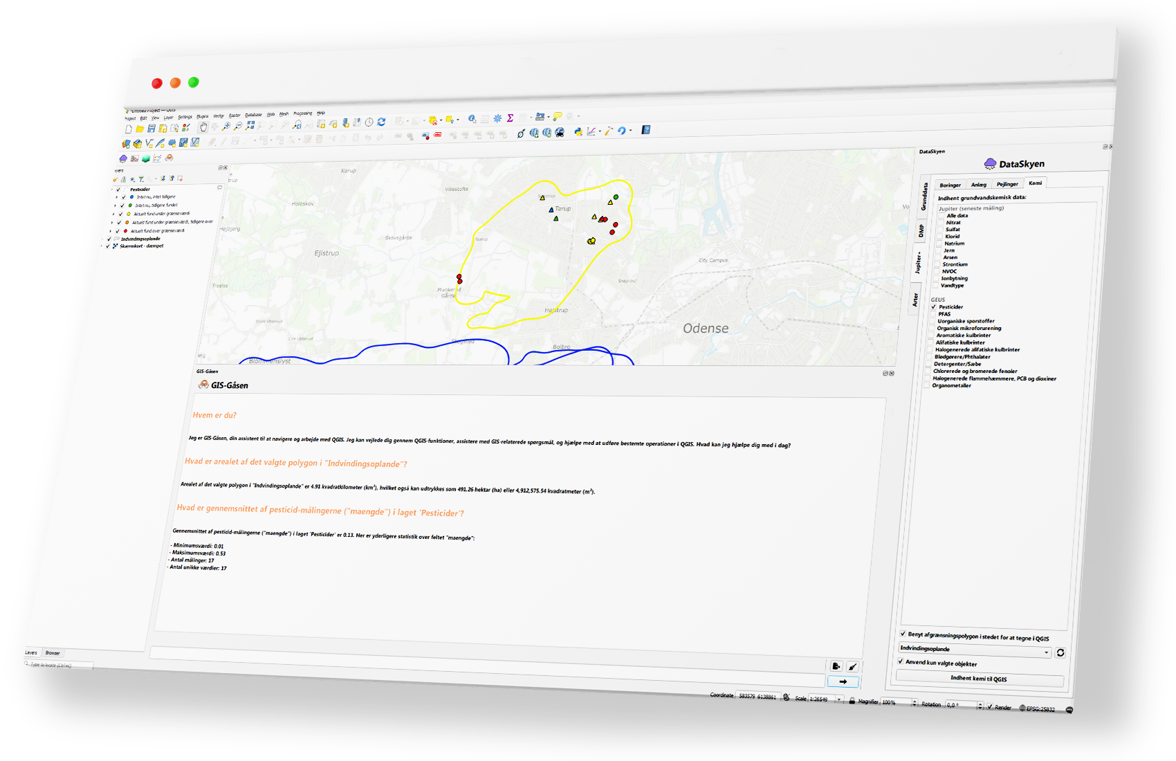 GIS Gåsen - AI-dreven QGIS chatbot